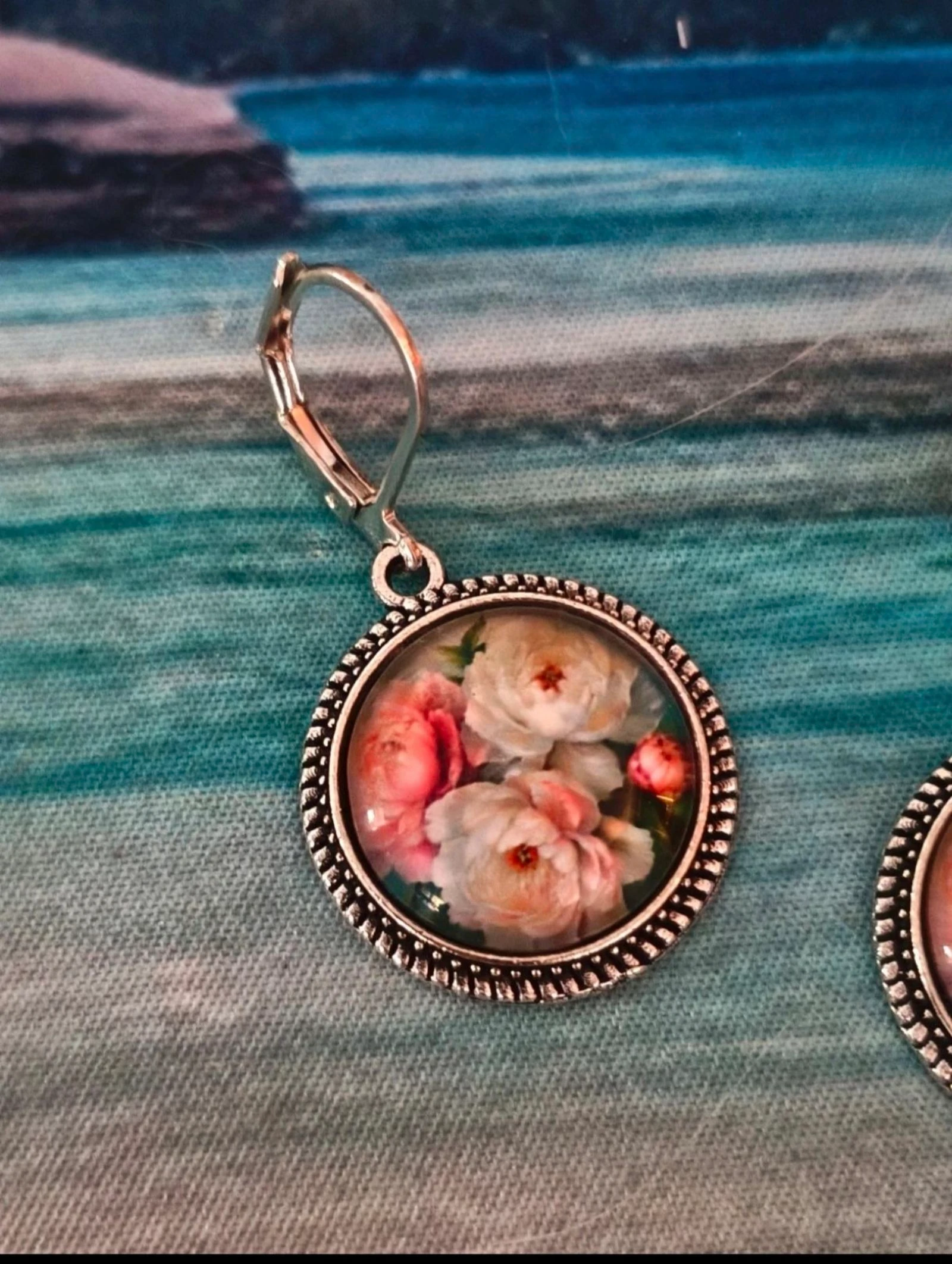 Brincos vintage flores TBE – photo 7